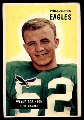 1955 Bowman # 108 Wayne Robinson Philadelphia Eagles Dean kartice 2 - Dobri orlovi