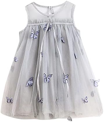 KAGAYD djevojčice oblače male djevojke bez rukava leptir tila haljina za plesnu zabavu princeza haljine odjeća za čajnu zabavu