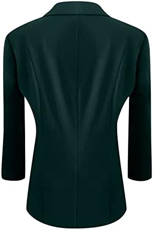 Nokmopo novo godina Haljina modna haljina radna kancelarija casual otvoreni prednji kardigan čvrsti dugih rukava odijelo odijelo