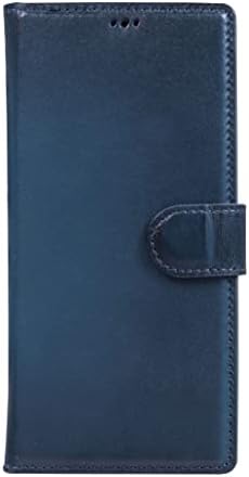 Admiral Blue Galaxy S23 Ultra držač kartice torbica za novčanik magnetna odvojiva luksuzna preklopna torbica, RFID zaštićena, kompatibilna sa bežičnim punjenjem, ručno rađena