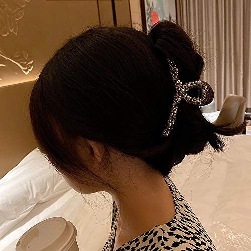 OPWELE ELEGANTNE PEARL kose kopče za žene za žene Crystal Frizene stezaljke CRAB frizerski korejski djevojčice Pribor za kosu