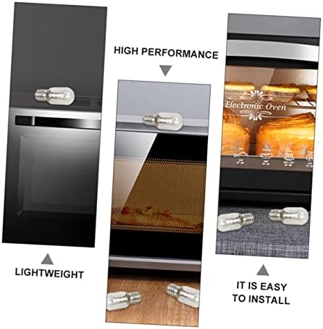 SOLUSTRE 4kom sijalica za pećnicu mikrovalna sijalica dijelovi frižidera noćno svjetlo LED toster svjetlo E12 sijalica za pećnicu svjetlo za pečenje keramičko staklo bijelo svjetlo za pećnicu sijalica halogena sijalica