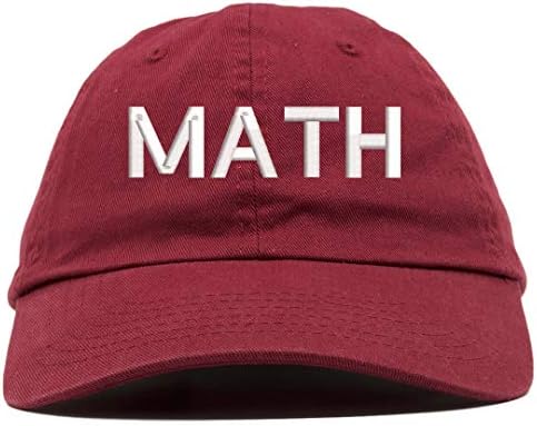 Top nivoa matematika matematika čine Amerika Misli Harder izvezeni niski profil meka kruna Unisex Basebal tata šešir