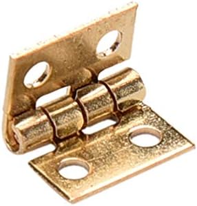 SDGH 10pcs mesingani mini šarki mali ukrasni nakit drveni kutija za ormare šarke sa noktima nameštajem lutkama