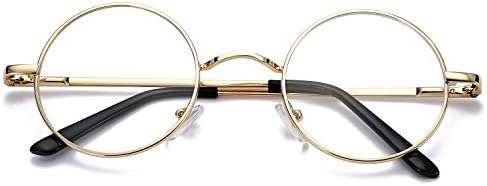 Pro Acme Naočare Za Prozirna Sočiva Bez Recepta Retro Mali Okrugli Metalni Okvir