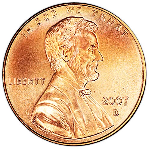 2007 P & D Satin Završne finišu Lincoln Memorial na postolju Izbor Neprirkulirano američko kovano 2 Kovanica