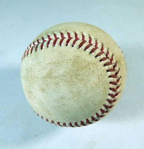 2022 New York Mets Miami Marlins Igra Rabljeni Baseball Lopez Jeff McNeil Ball Fuul - Igra Polovna bejzbol