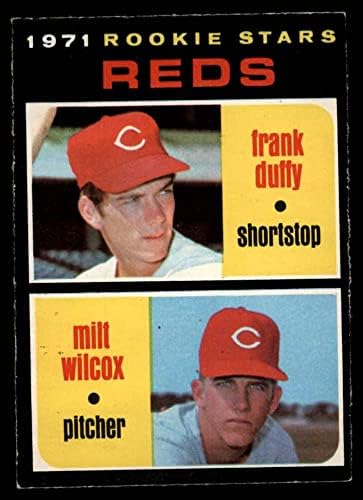 1971. O-pee-chee 164 crveni Rookies Frank Duffy / Milt Wilcox Cincinnati Reds ex / mt crveni