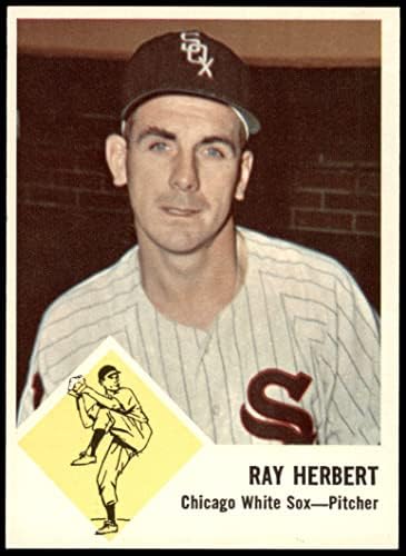 1963. Fleer # 9 Ray Herbert Chicago White Sox ex / mt bijeli sox