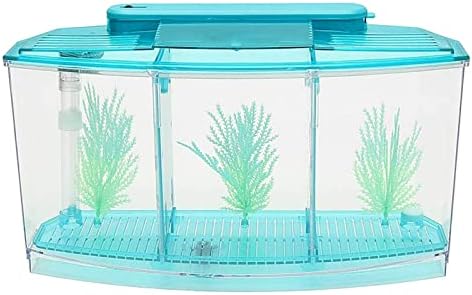 Mini akvarijum akvarijumska riba akvarijum Voda za razdjelnik LED greda šljunak mora ići