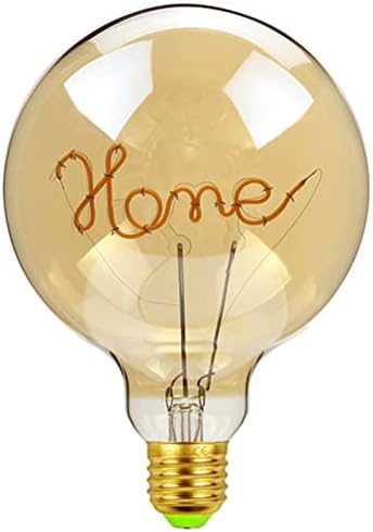G125 Love Shape Letter LED sijalica 4W LED lampa 2700k toplo žuta sijalica fleksibilna meka lampa sa filamentom od jantara stakleni