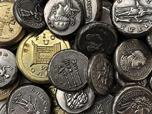 Roman Coins Mesing Srebrni antički obrtni zanatske kovanice Nepravilne veličine tipa 27