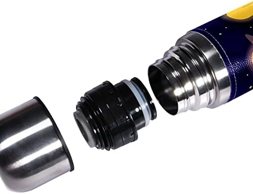SDFSDFSD 17 oz Vakuum izolirane boce od nehrđajućeg čelika Sportska kavana Travel MUG FIKS Originalna koža Zamotana BPA Besplatno, Galaxy univerzum