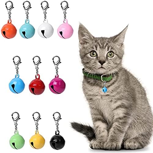 10pcs pet Bells jarke boje glatke površine jastoga dizajn kopče visoke izdržljivosti lako nošenje obući metalni ovratnik za mačke