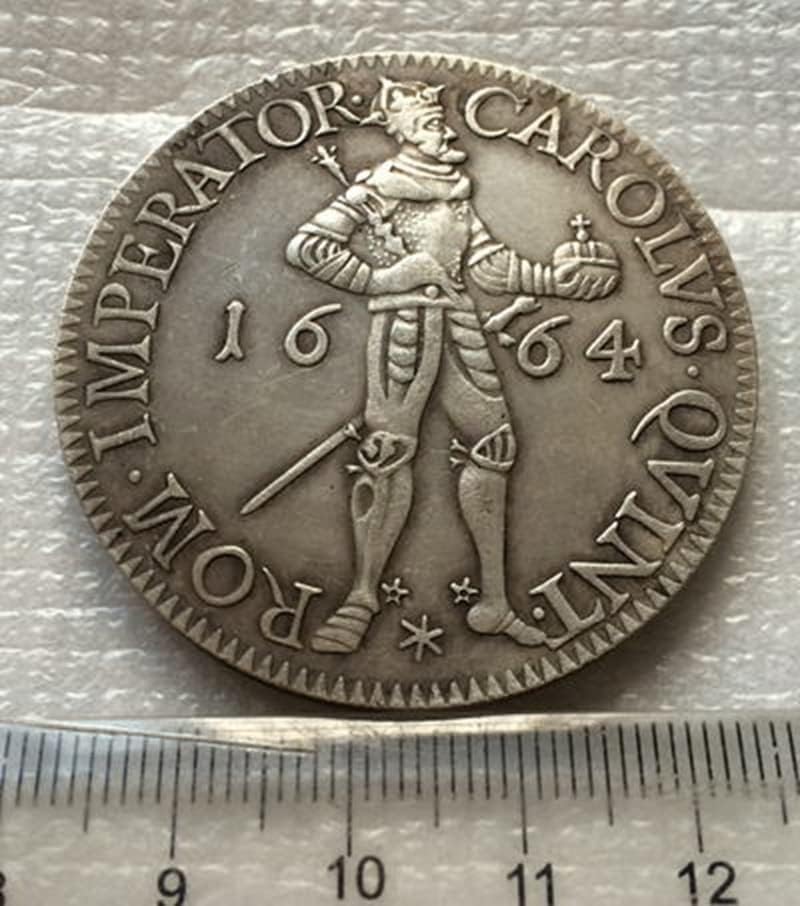 1664 njemački novčići bakar srebrni antikni kovanice kovanice kovanice za rukovanje