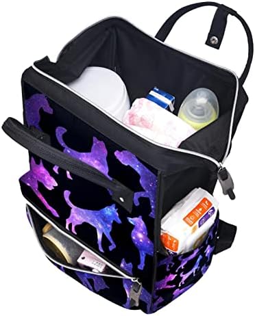 Guerotkr Travel Backpack, Bageri za pelene, Backpad torba za pelene, Starry Starry Silhouette