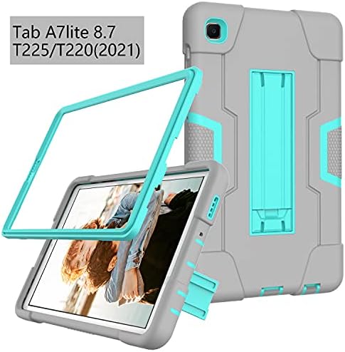 Slučaj Haii za Samsung Galaxy Tab A7 Lite T220 / T225, futrola s punim tijelom Robusna dječja kućišta sa Kickstand Heavy Duty otporan