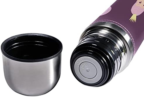 SDFSDFSD 17 oz Vakuum izolirane nehrđajuće čelične boce za vodu Sportska kavana PUTNICA KUĆA FIKSNA KUĆA Omotana BPA besplatno, slatka