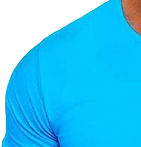 Muška 3D gradijentna majica Atletic Jednostavna majica sa čvrstim bojama Tors Ljetni kratki rukav Ležerne prilike