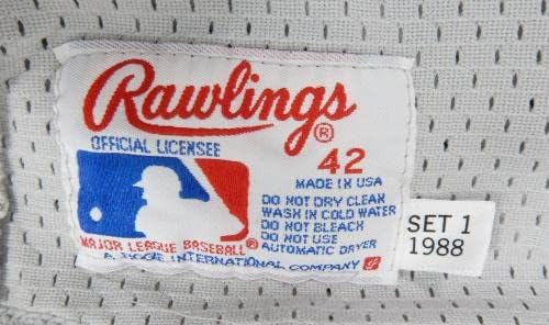 1988 Detroit Tigers Blank Igra izdana siva dresova Praksa za bacanje 42 806 - Igra Polovni MLB dresovi