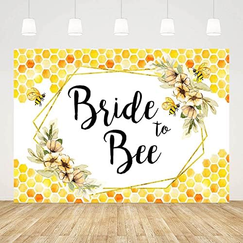 ABLIN 10x7ft Bride to Bee svadbeni tuš pozadina Zlatna pčela Honeycomb fotografija pozadina pčela tema svadbeni tuš dekoracije svadbena
