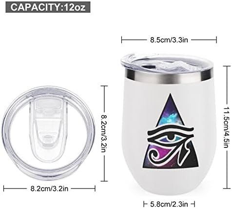 Horus eye Galaxy čaša za flašu sa poklopcem izolovana čaša od nerđajućeg čelika kancelarijske kućne šolje sa duplim zidom