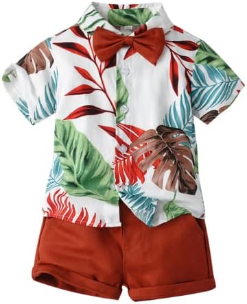 Littlespring Moys kratki rukav Havajske majice i hlače odijela