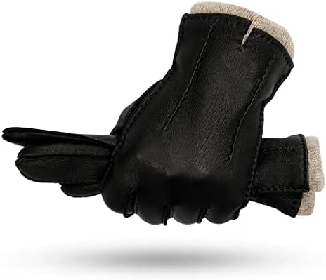 N / A ručno šivene muške tople meke muške valovite rukavice podstava topla jesenska zimska Muška rukavica