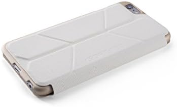Element Case Soft - Tec torbica za novčanik za iPhone 6 Plus-bijela / zlatna
