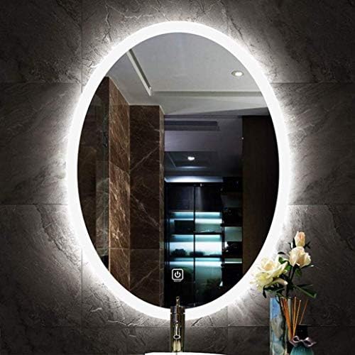 Ygcbl zidno ogledalo, Led ogledalo za kupatilo, toaletno ogledalo za kupatilo sa lampom, pogodno za kupatilo, Hotel, toalet, 70X90Cm