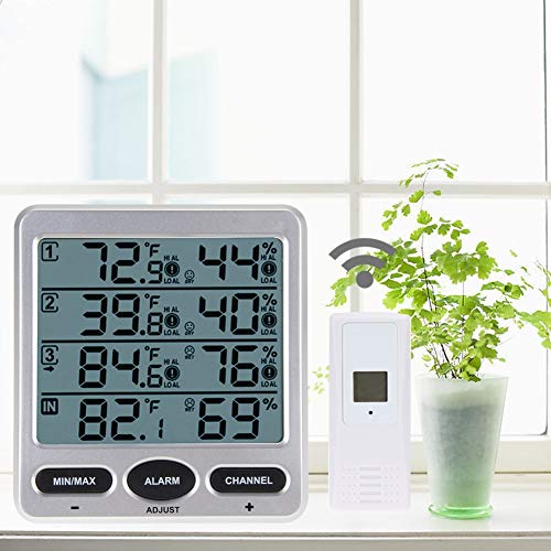 YASEZ LCD digitalni termometar higrometar unutrašnji / vanjski digitalni termometar