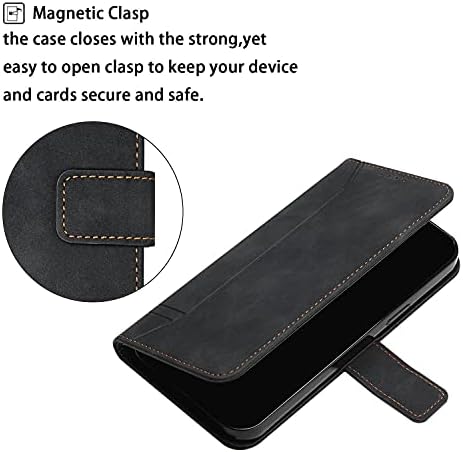 Meikonst slučaj za Galaxy A8 2018 / A5 2018/A530, Premium PU kožna torbica za novčanik Flip Folio futrola ugrađena u držač kartice