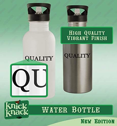 Knick klack pokloni intermediator - boca vode od nehrđajućeg čelika 20oz, srebro