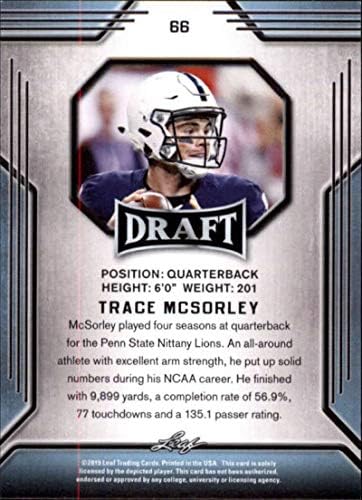 2019 List Nacrt 66 Trace McSorley Rc Rookie Football Trading Card