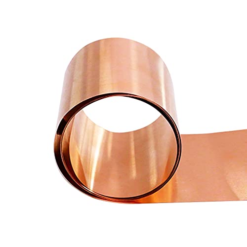 Ququyi bakarna metalna folija rola 0.012 × 2 × 3.28 FT bakarni lim bakrena traka