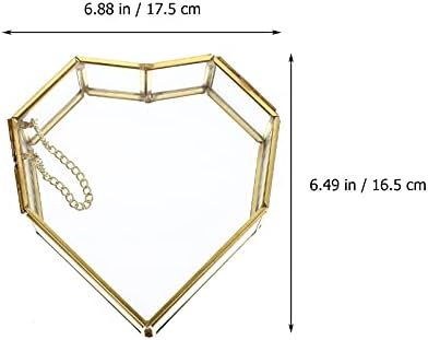 Best sportske parove Narukvice Glass Vintage Nakit Kiometrijski ukrasni kutija Zlatni nakit Prikaz organizatora Contecture Cuty Case