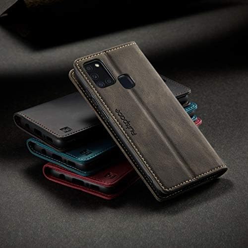 TOHULLE za Samsung Galaxy A21s Case, Vintage novčanik držač kartica stalak ugrađena u Magnetic Flip Folio kožna torbica za Galaxy