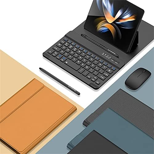 Bluetooth tastatura+kožna torbica+olovka+bežični miš za Samsung Galaxy Z Fold 4 / Fold 3,futrola sa postoljem / S Pen,Komplet dodatne