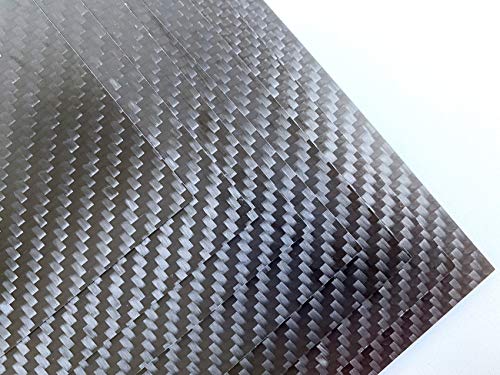cncarbonfiber Lim od karbonskih vlakana 150x125x2mm keper mat završna obrada, 1.0~3.0 mm 400x250mm dostupna