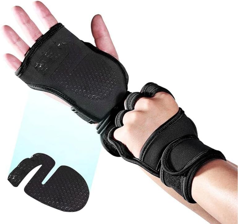 SDFGH zatvorene sportske rukavice s pola prsta biciklističke rukavice s narukvicom za vježbanje teretana za muškarce i žene