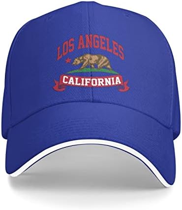 California Republika Can Los Angeles Black Classic Pamučni šešir Muškarci Žene Baseball Cap Tata Podesiva obični kapa