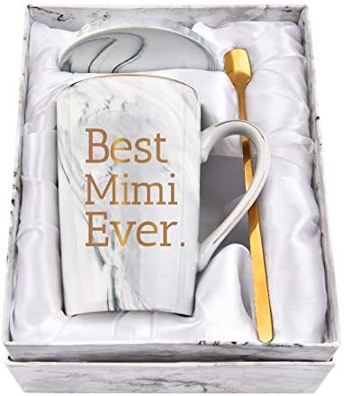 Najbolji Mimi ikada šolja za kafu Mimi pokloni za baku Majčin dan baka šolja rođendanski pokloni za baku pokloni od unuka unuk baka