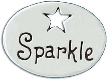 Bašični duh džep token kovanica - Sparkle / zvezda - Ručno izrađeni pewter, ljubavni poklon za muškarce i žene, sakupljanje novčića