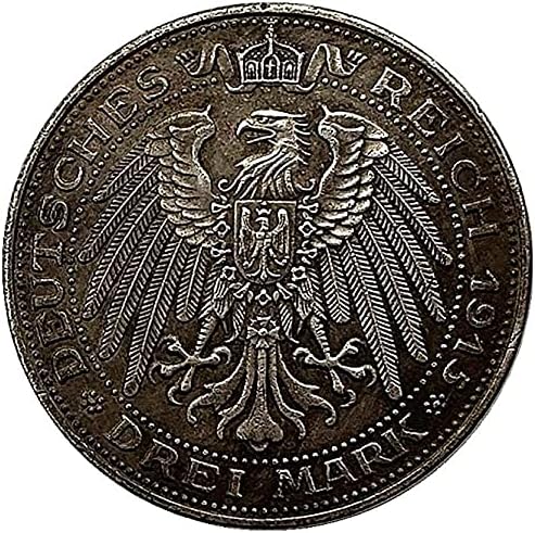 Knight Copper Sred Srebrna medalja 30 mm bakreni i srebrni novčići Kopiraj kopričarki koprive