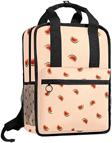 Tbouobt putni ruksak lagani laptop ležerni ruksak za žene muškarce, lubeno voće ružičaste boje