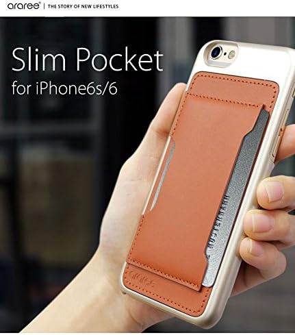 Araree iPhone 6s futrola, [Slim džep] ultra tanki džep sa kartica sa savršenim pogodnim za iPhone 6, iPhone 6S futrola