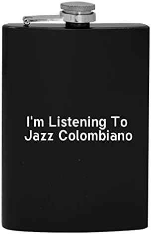 Slušam Jazz Colombiano-8oz Hip piti alkohol tikvicu
