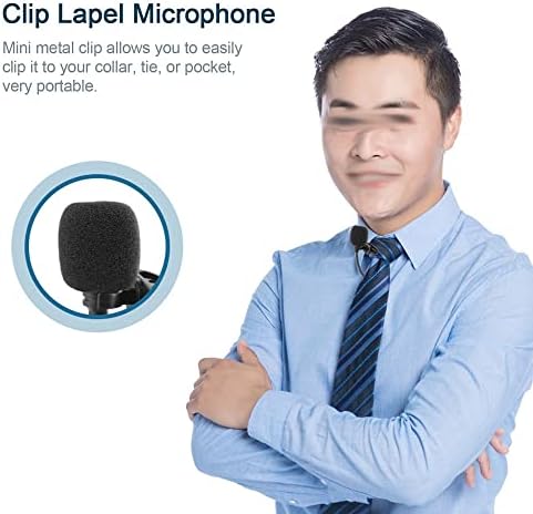 ZHUHW Lavalier Mikrofon Mini rever snimanje Live Streaming mikrofon 50uhf za kamkorder Smartphone Laptop 50m opseg