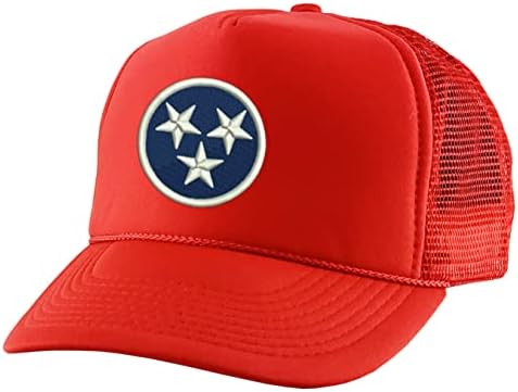 ALLNTRENDS Tennessee državna zastava Star Trucker šešir vezena bejzbol kapa za odrasle Podesiva Snapback