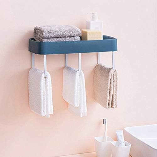 Uxzdx cujux kupatilo wc ručni nosač Besplatno udaranje jedno pole ručnik za kupanje viseći zidni zid viseći stalak za skladištenje